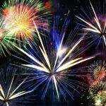 fireworks, missiles, night