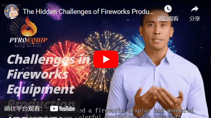 challenges of fireworks production